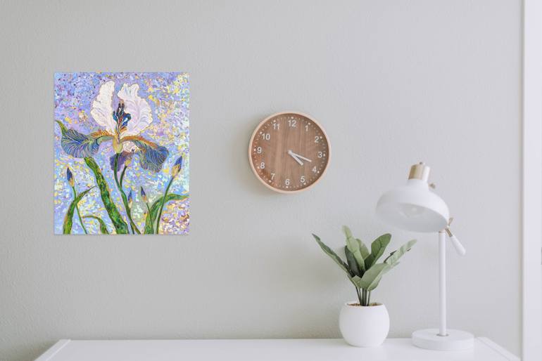 Original Impressionism Floral Painting by Jie Song