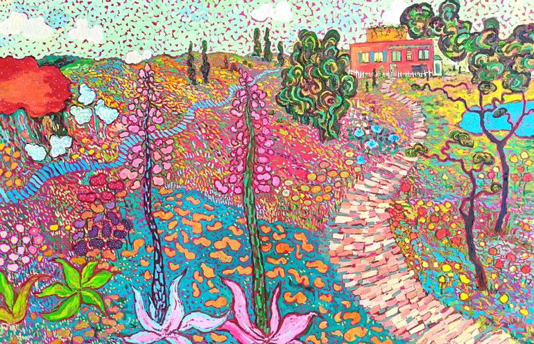 Garden Paintings For Sale | Saatchi Art