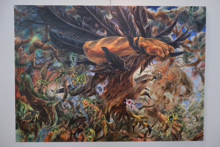 Original Figurative Fantasy Painting by Paul De Werd