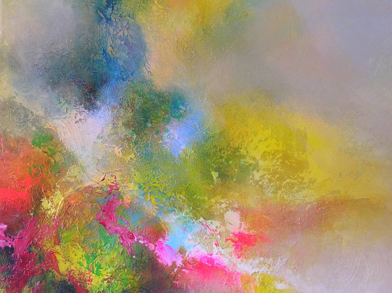 Original Abstract Landscape Painting by Paul De Werd