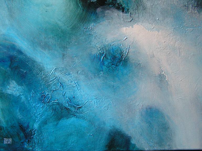 Original Abstract Water Painting by Paul De Werd