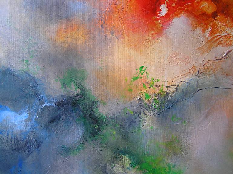 Original Impressionism Abstract Painting by Paul De Werd