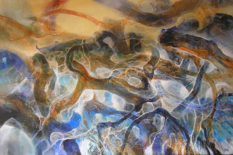Original Modern Abstract Paintings by Paul De Werd