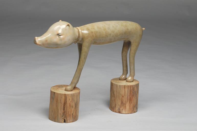 Original Animal Sculpture by Art Trouve Inc