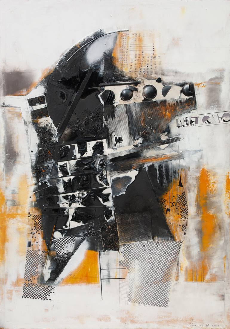 Original Art Deco Abstract Paintings by Mykola Zhuravel