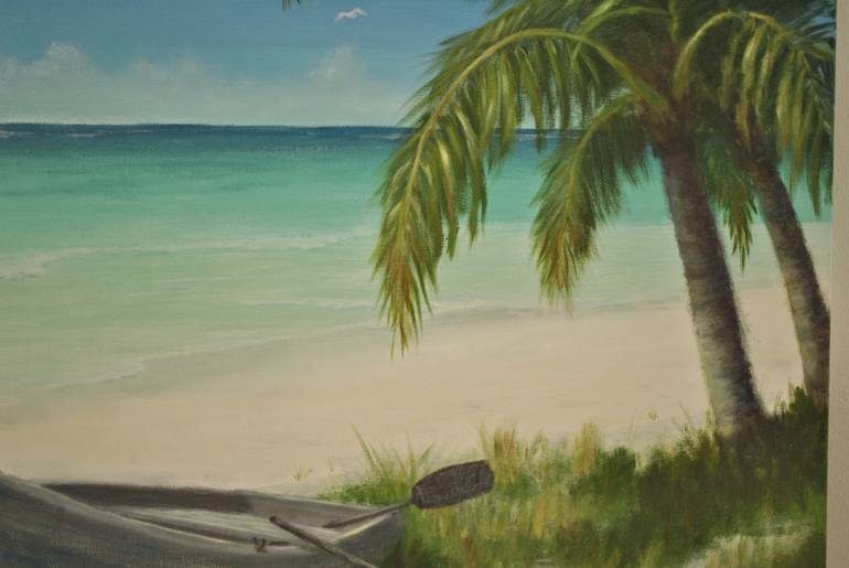 Original Realism Beach Painting by Alan Zawacki