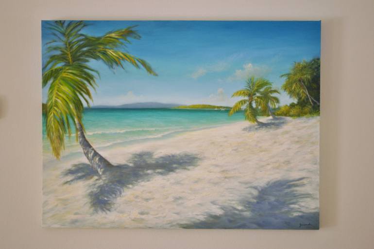 Original Realism Beach Painting by Alan Zawacki