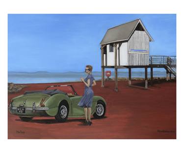 Original Figurative Car Paintings by Andy Shackleton