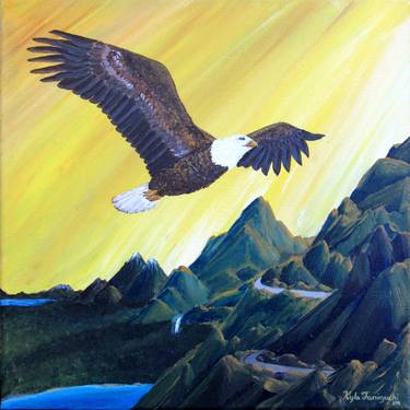 Bald Eagle, Golden Mountains - Wildlife Series thumb