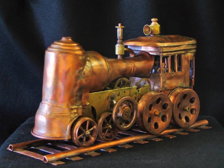 Original Surrealism Transportation Sculpture by Robert Marshall