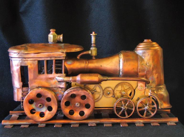 Original Surrealism Transportation Sculpture by Robert Marshall