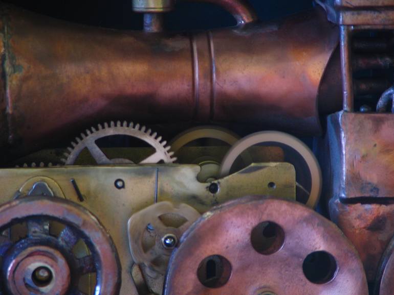 Original Surrealism Transportation Sculpture by Robert Marshall