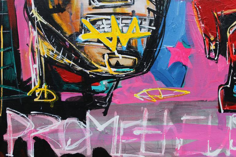 Original Street Art People Painting by Roman Rabyk