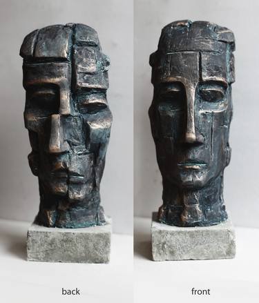 Original Men Sculpture by Roman Rabyk