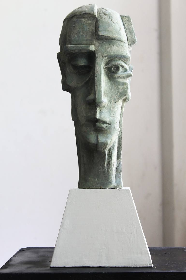 Original Conceptual Portrait Sculpture by Roman Rabyk