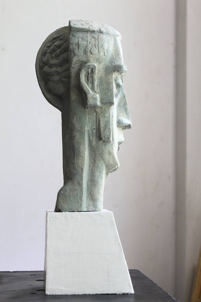 Original Conceptual Portrait Sculpture by Roman Rabyk