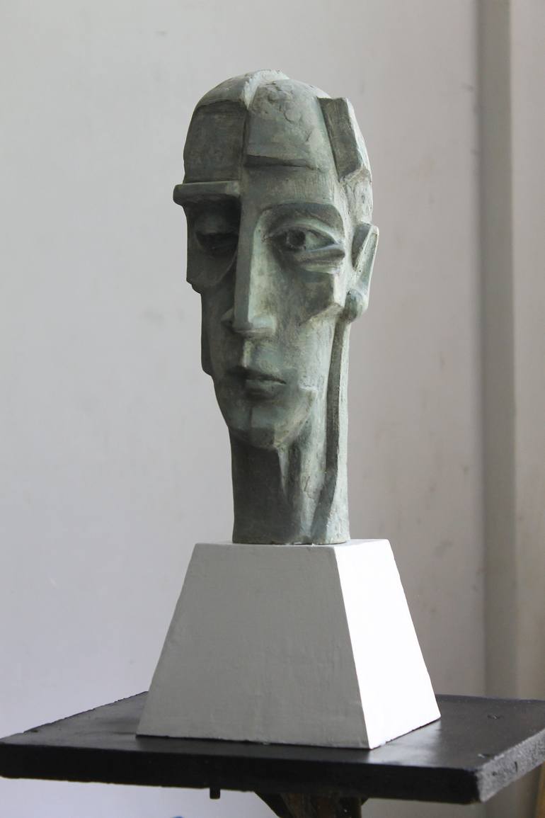 Original Conceptual Portrait Sculpture by Roman Rabyk