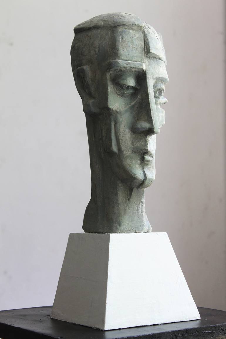 Original Conceptual Portrait Sculpture by Roman Rabyk