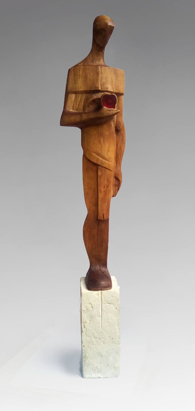 Original Figurative Men Sculpture by Roman Rabyk