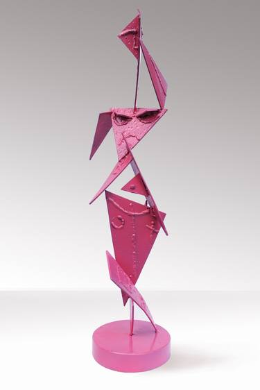 Original Cubism Abstract Sculpture by Roman Rabyk