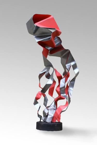 Original Abstract Expressionism Abstract Sculpture by Roman Rabyk