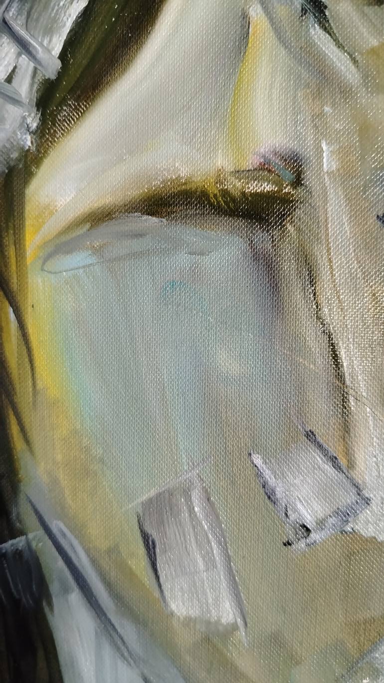 Original Abstract People Painting by Daddy Noob