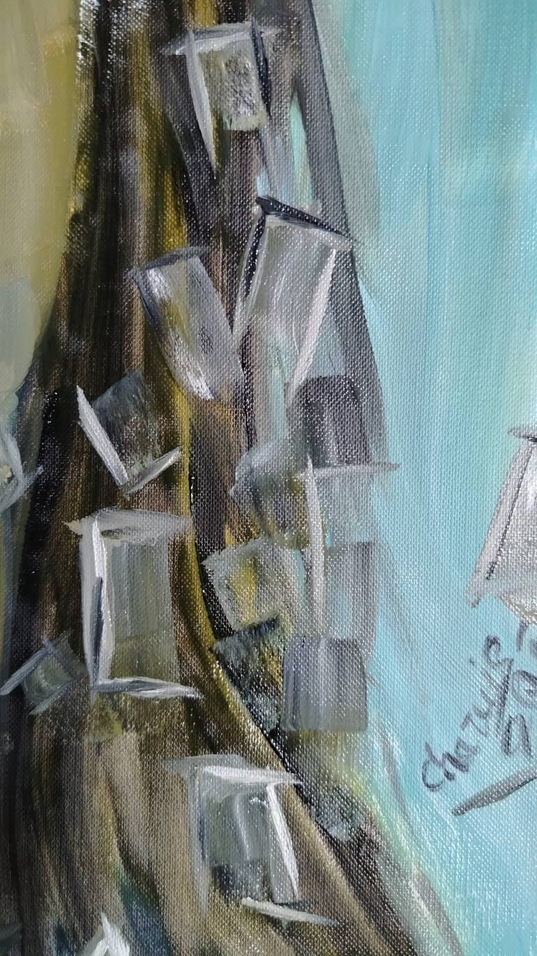 Original Abstract People Painting by Daddy Noob