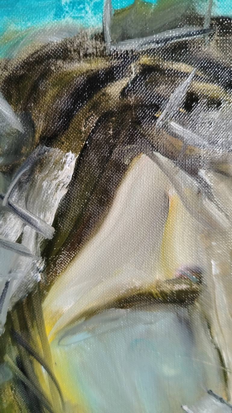 Original Abstract People Painting by Daddy Noob