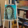 On the easel