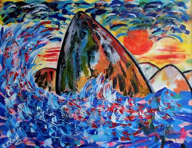 Print of Expressionism Seascape Paintings by Radka Zimova King