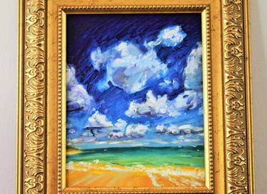 Original Expressionism Seascape Painting by Andrea Rumpel