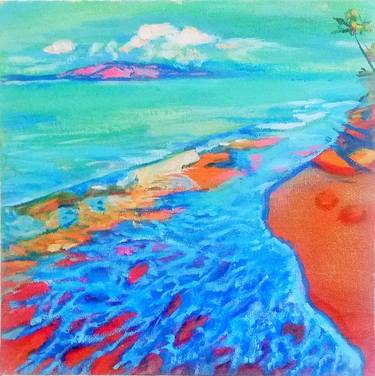 Original Expressionism Seascape Painting by Andrea Rumpel