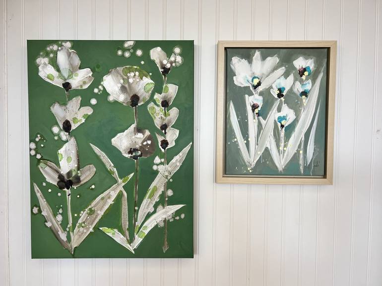 Original Botanic Mixed Media by Jodi French