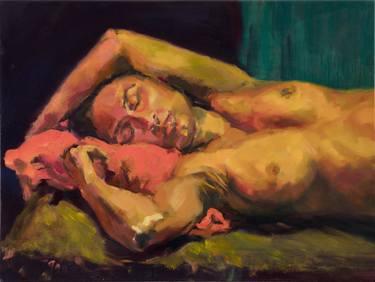 Original Figurative Nude Paintings by Andrea Packard