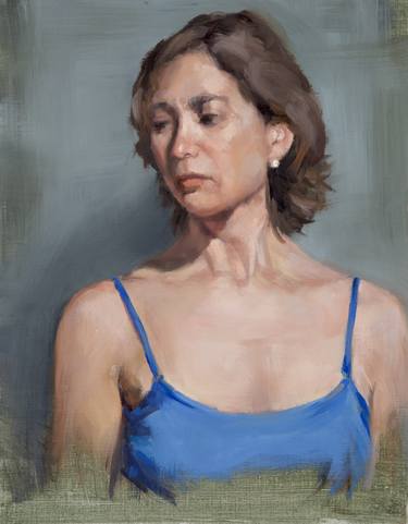 Original Portrait Painting by Andrea Packard