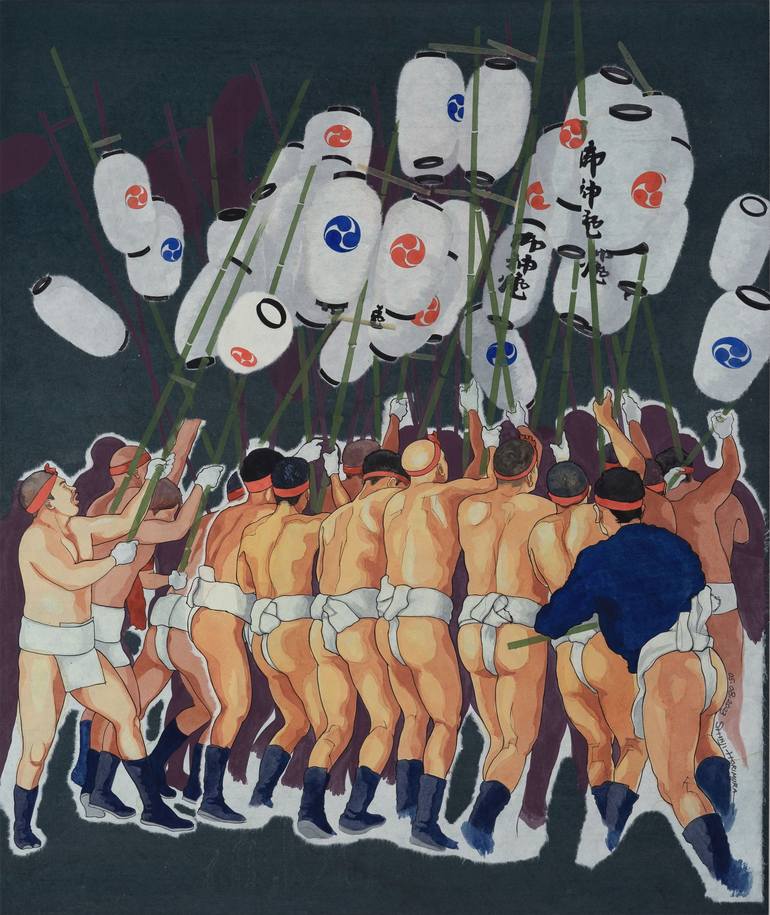 Print of Figurative Men Paintings by Shinji Horimura