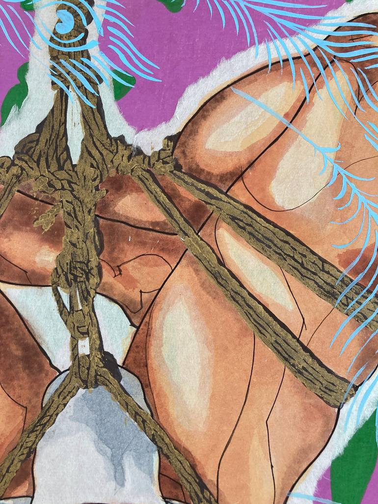 Original Figurative Erotic Painting by Shinji Horimura