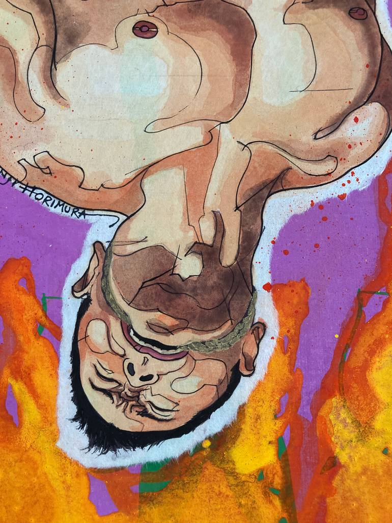 Original Figurative Erotic Painting by Shinji Horimura