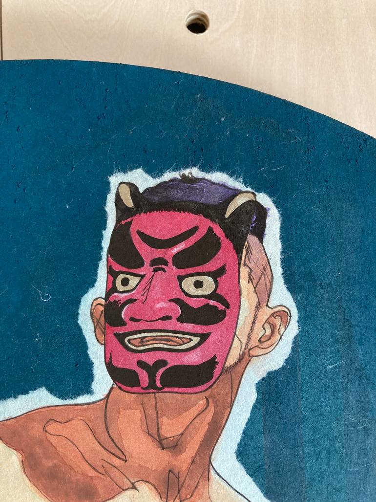 Original Figurative Men Painting by Shinji Horimura