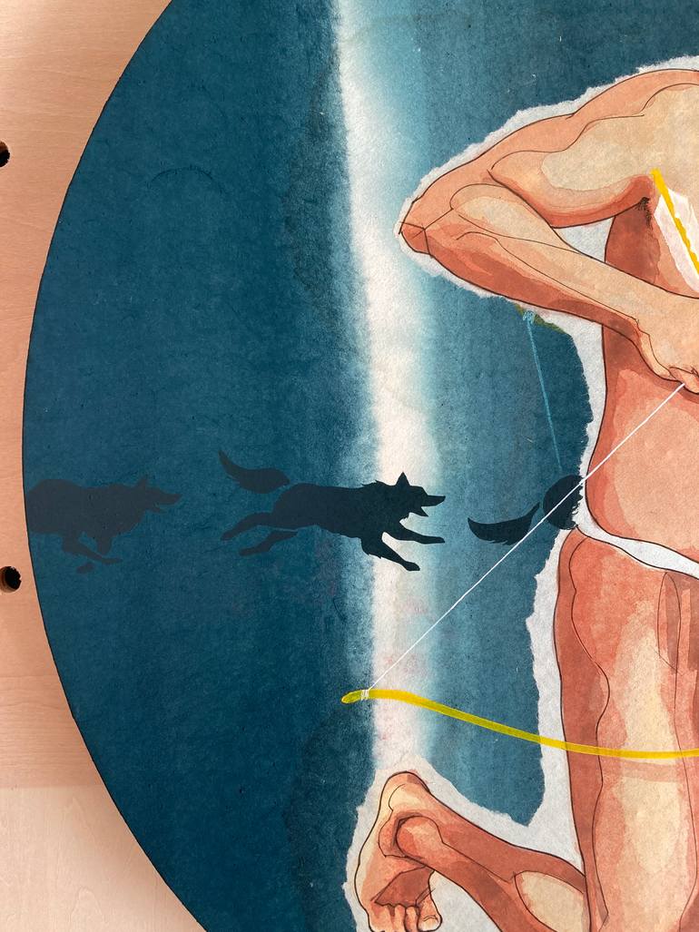 Original Figurative Men Painting by Shinji Horimura