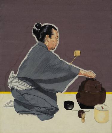 Original Figurative Men Painting by Shinji Horimura