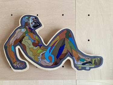 Original Figurative Nude Drawing by Shinji Horimura