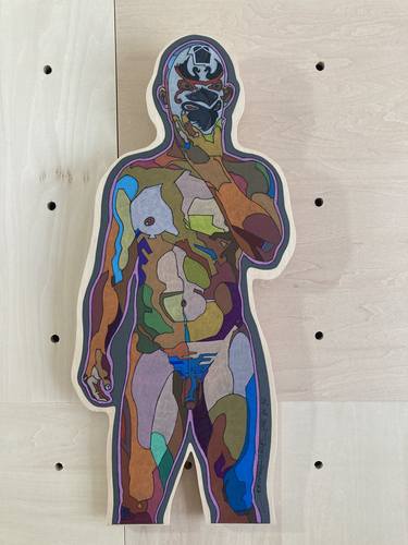 Original Figurative Nude Drawing by Shinji Horimura