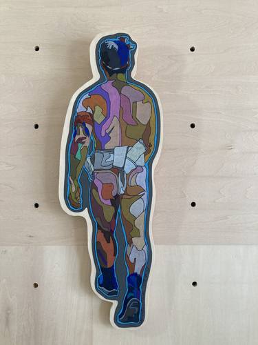 Original Figurative Men Drawing by Shinji Horimura
