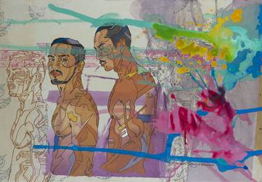 Print of Figurative Men Paintings by Shinji Horimura