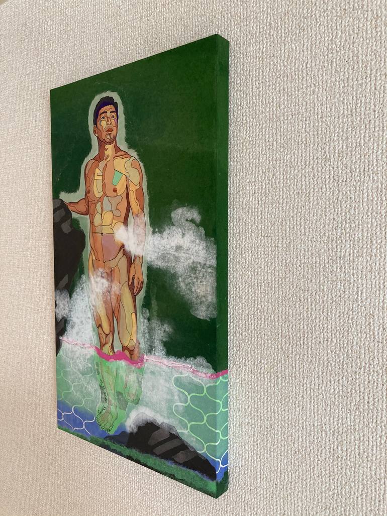 Original Figurative Men Painting by Shinji Horimura