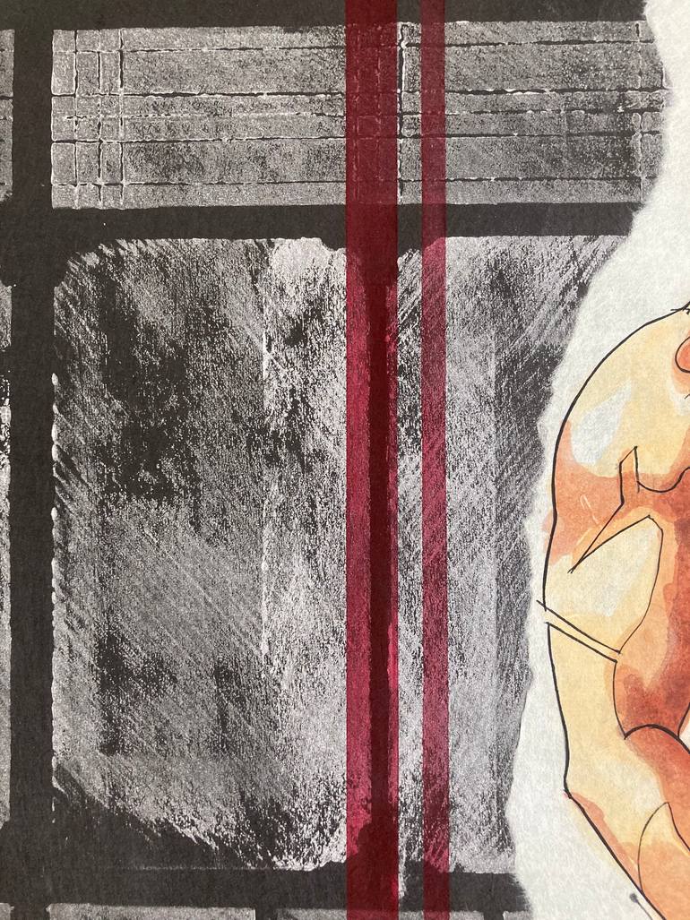 Original Figurative Men Painting by Shinji Horimura