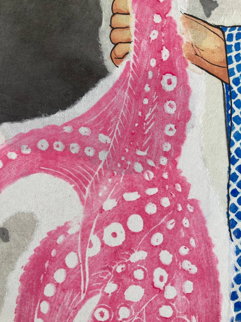 Original Figurative Men Painting by Shinji Horimura