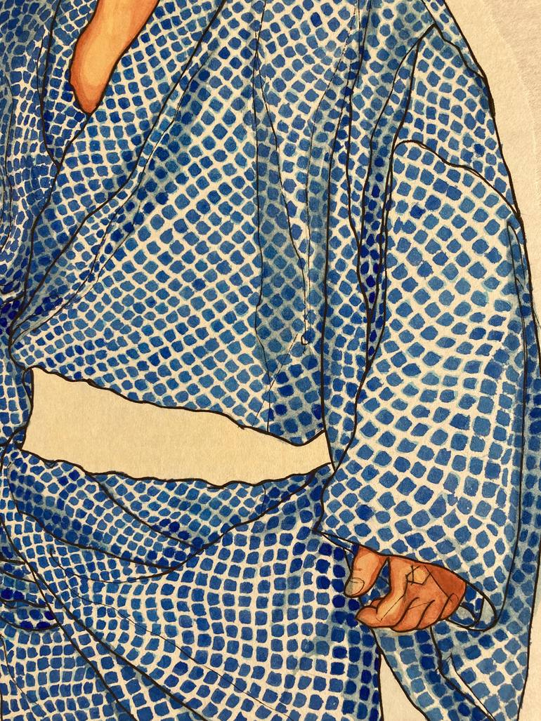 Original Figurative Men Painting by Shinji Horimura