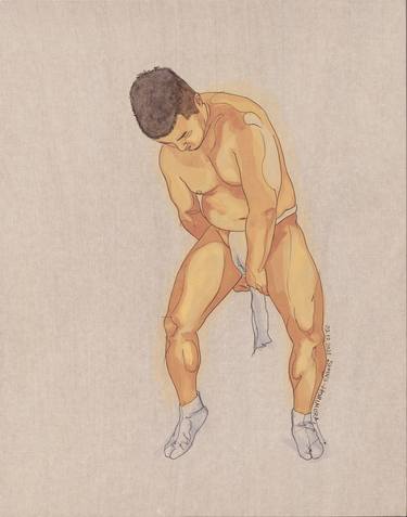 Print of Figurative Men Paintings by Shinji Horimura